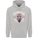 Legendary British Scooter Motorcycle MOD Childrens Kids Hoodie Sports Grey