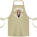 Legendary British Scooter Motorcycle MOD Cotton Apron 100% Organic Khaki