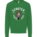 Legendary British Scooter Motorcycle MOD Kids Sweatshirt Jumper Irish Green