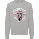 Legendary British Scooter Motorcycle MOD Kids Sweatshirt Jumper Sports Grey