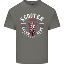 Legendary British Scooter Motorcycle MOD Kids T-Shirt Childrens Charcoal