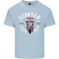 Legendary British Scooter Motorcycle MOD Kids T-Shirt Childrens Light Blue