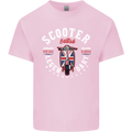 Legendary British Scooter Motorcycle MOD Kids T-Shirt Childrens Light Pink