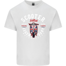 Legendary British Scooter Motorcycle MOD Kids T-Shirt Childrens White