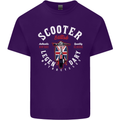 Legendary British Scooter Motorcycle MOD Mens Cotton T-Shirt Tee Top Purple