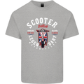 Legendary British Scooter Motorcycle MOD Mens Cotton T-Shirt Tee Top Sports Grey