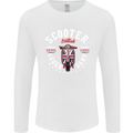 Legendary British Scooter Motorcycle MOD Mens Long Sleeve T-Shirt White