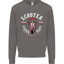 Legendary British Scooter Motorcycle MOD Mens Sweatshirt Jumper Charcoal