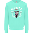 Legendary British Scooter Motorcycle MOD Mens Sweatshirt Jumper Peppermint