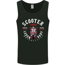 Legendary British Scooter Motorcycle MOD Mens Vest Tank Top Black