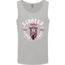 Legendary British Scooter Motorcycle MOD Mens Vest Tank Top Sports Grey