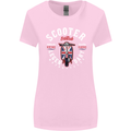 Legendary British Scooter Motorcycle MOD Womens Wider Cut T-Shirt Light Pink