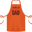 Legendary Dad Fathers Day Cotton Apron 100% Organic Orange