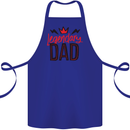 Legendary Dad Fathers Day Cotton Apron 100% Organic Royal Blue
