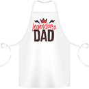 Legendary Dad Fathers Day Cotton Apron 100% Organic White