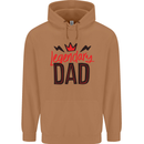 Legendary Dad Fathers Day Mens 80% Cotton Hoodie Caramel Latte