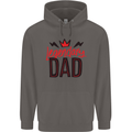 Legendary Dad Fathers Day Mens 80% Cotton Hoodie Charcoal