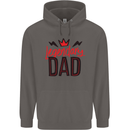 Legendary Dad Fathers Day Mens 80% Cotton Hoodie Charcoal