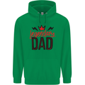 Legendary Dad Fathers Day Mens 80% Cotton Hoodie Irish Green