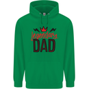 Legendary Dad Fathers Day Mens 80% Cotton Hoodie Irish Green