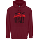 Legendary Dad Fathers Day Mens 80% Cotton Hoodie Maroon