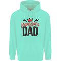 Legendary Dad Fathers Day Mens 80% Cotton Hoodie Peppermint