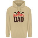 Legendary Dad Fathers Day Mens 80% Cotton Hoodie Sand