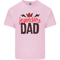 Legendary Dad Fathers Day Mens Cotton T-Shirt Tee Top Light Pink