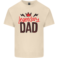 Legendary Dad Fathers Day Mens Cotton T-Shirt Tee Top Natural