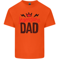 Legendary Dad Fathers Day Mens Cotton T-Shirt Tee Top Orange