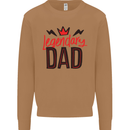 Legendary Dad Fathers Day Mens Sweatshirt Jumper Caramel Latte