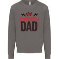 Legendary Dad Fathers Day Mens Sweatshirt Jumper Charcoal