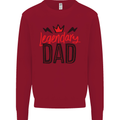 Legendary Dad Fathers Day Mens Sweatshirt Jumper Red