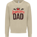 Legendary Dad Fathers Day Mens Sweatshirt Jumper Sand