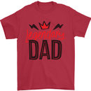 Legendary Dad Fathers Day Mens T-Shirt Cotton Gildan Red