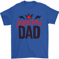 Legendary Dad Fathers Day Mens T-Shirt Cotton Gildan Royal Blue