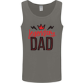 Legendary Dad Fathers Day Mens Vest Tank Top Charcoal