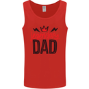 Legendary Dad Fathers Day Mens Vest Tank Top Red