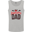 Legendary Dad Fathers Day Mens Vest Tank Top Sports Grey