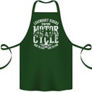 Legendary Motorcycle Riders Motorbike Biker Cotton Apron 100% Organic Forest Green
