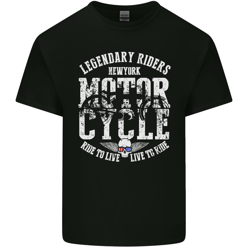 Legendary Motorcycle Riders Motorbike Biker Mens Cotton T-Shirt Tee Top Black