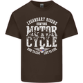 Legendary Motorcycle Riders Motorbike Biker Mens Cotton T-Shirt Tee Top Dark Chocolate