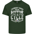 Legendary Motorcycle Riders Motorbike Biker Mens Cotton T-Shirt Tee Top Forest Green
