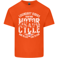 Legendary Motorcycle Riders Motorbike Biker Mens Cotton T-Shirt Tee Top Orange