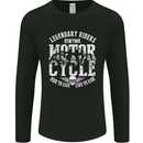 Legendary Motorcycle Riders Motorbike Biker Mens Long Sleeve T-Shirt Black