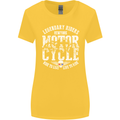 Legendary Motorcycle Riders Motorbike Biker Womens Wider Cut T-Shirt Yellow