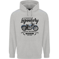 Legendary Motorcycles Biker Cafe Racer Childrens Kids Hoodie Sports Grey