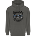 Legendary Motorcycles Biker Cafe Racer Childrens Kids Hoodie Storm Grey
