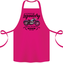 Legendary Motorcycles Biker Cafe Racer Cotton Apron 100% Organic Pink