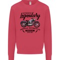 Legendary Motorcycles Biker Cafe Racer Kids Sweatshirt Jumper Heliconia